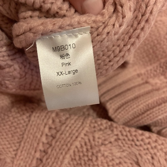 NWOT Pink Turtle Neck Pullover Dress - Picture 12 of 12